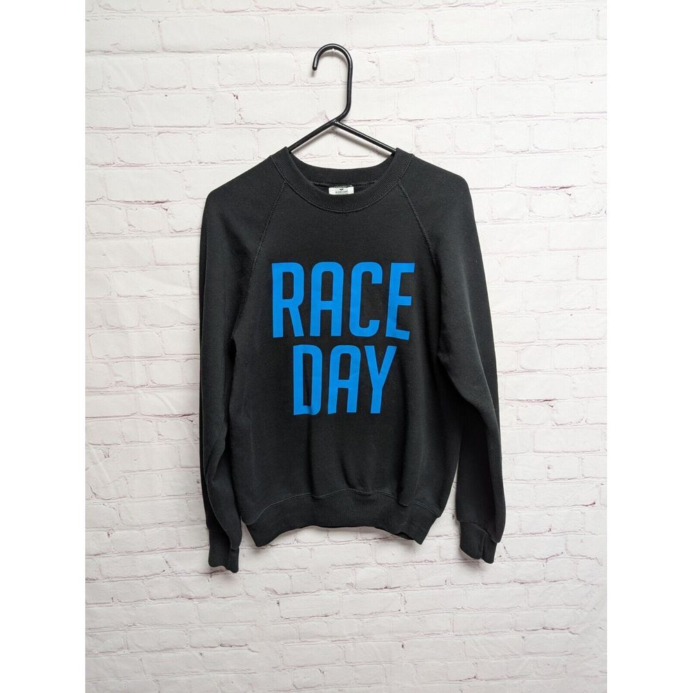 Woman's Race Day Graphic Crew Neck Sweatshirt Lee Brand Large EUC 1045